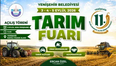 Yenişehir'de Tarım Fuarı başlıyor