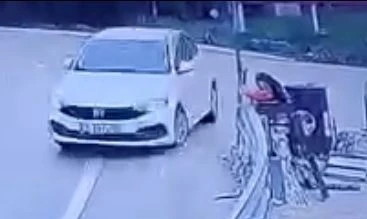 Yer: İnkaya civarı! Daha &ouml;nce 6 aracın kaza yaptığı yerde yine kaza oldu!