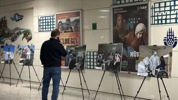 Yery&uuml;z&uuml; Doktorları'nın Gazze sergisi 7 Ocak'a kadar Yenikapı'da g&ouml;r&uuml;lebilecek