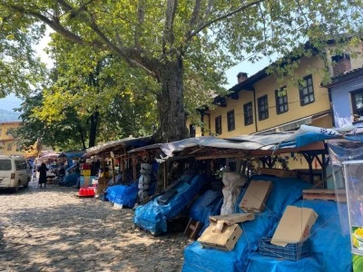 Yıldırım Belediyesi &ccedil;alışmalarıyla Cumalıkızık K&ouml;y&uuml;'ne d&uuml;zen getirecek