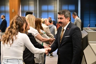 Yıldırım Belediyesi&rsquo;nde bayramlaşma mesaisi