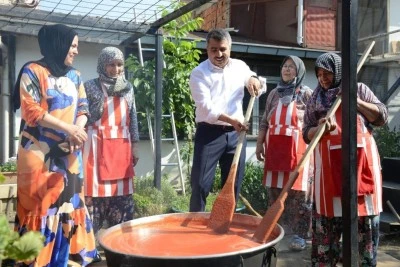 Yıldırım Belediyesi'nden &uuml;reten kadınlara sonsuz destek! 