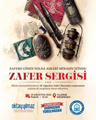 Yıldırım Belediyesi'nden zaferin 104. yılına &ouml;zel tarihi sergi