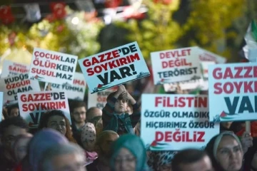 Yıldırım&rsquo;da &lsquo;Filistin Dayanışma Gecesi&rsquo; d&uuml;zenlendi