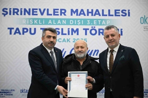Yıldırım&rsquo;da Tapu sevinci