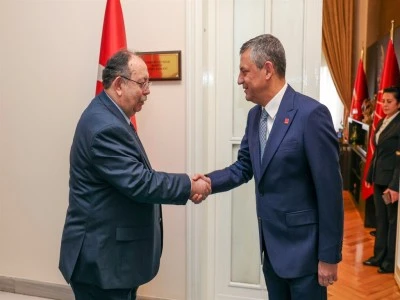 YSK Başkanı Yener, CHP Genel Başkanı &Ouml;zel'i ziyaret etti