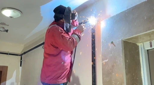 Y&uuml;ksekova&rsquo;da doğal gaz &ccedil;alışmaları devam ediyor
