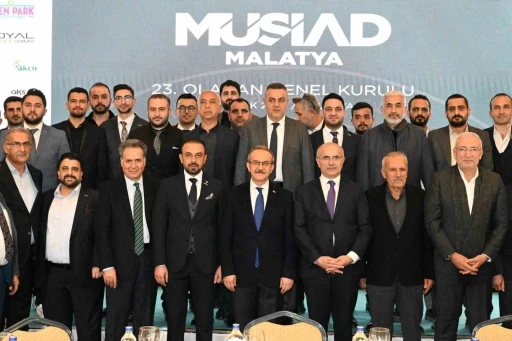 Yunus Ak&ccedil;in, M&Uuml;SİAD Malatya şube başkanlığına yeniden se&ccedil;ildi
