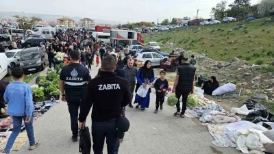 Zabıtadan Bitpazarı&rsquo;na sıkı denetim
