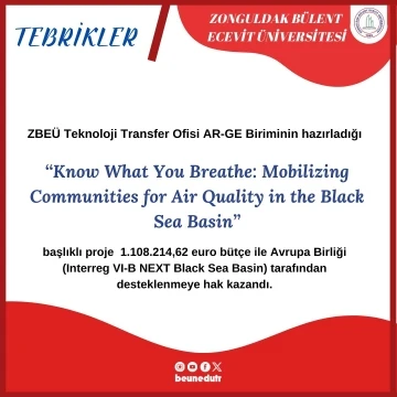 ZBE&Uuml; Teknoloji Transfer Ofisi AR-GE Biriminin Projesine AB&rsquo;den destek
