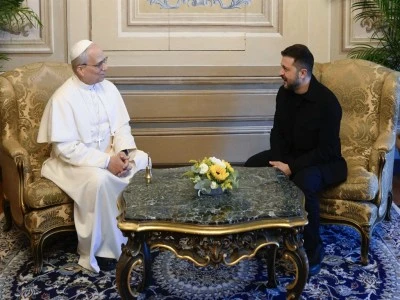 Zelenskiy, Papa 14&rsquo;&uuml;nc&uuml; Leo ile g&ouml;r&uuml;şt&uuml;