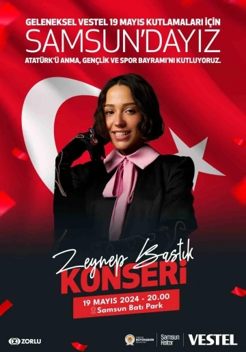Zeynep Bastık, 19 Mayıs Gen&ccedil;lik Festivali&rsquo;nde sahne alacak

