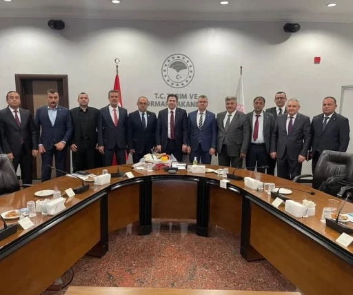 Zeytin i&ccedil;in ziraat odaları Bakanlıkta buluştu