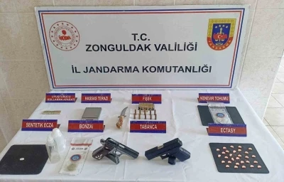 Zonguldak&rsquo;ta eş zamanlı uyuşturucu operasyonunda 7 ş&uuml;pheli yakalandı
