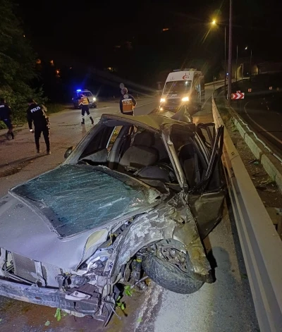 Zonguldak&rsquo;taki trafik kazasında 24 yaşındaki gen&ccedil; hayatını kaybetti
