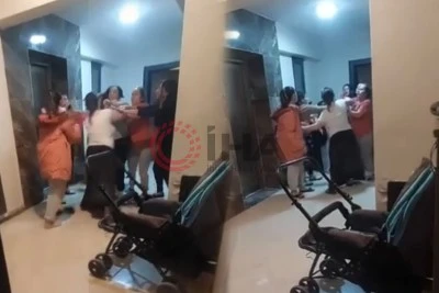 Bursa'da sinirler iyice gerildi: &Ccedil;&ouml;p kavgasında birbirlerine acımasızca vurdular